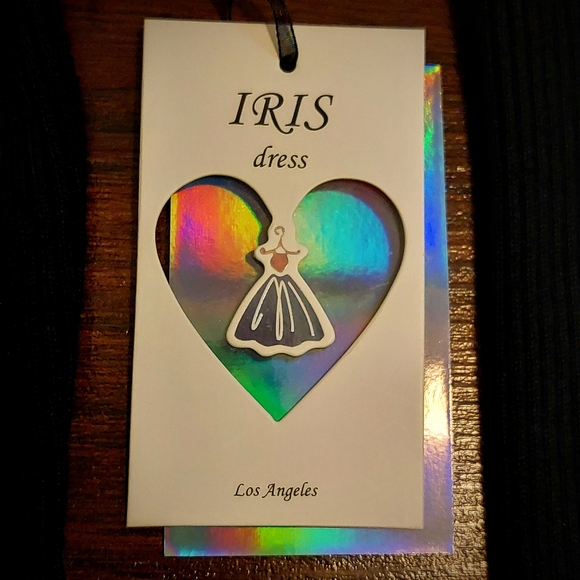 IRIS | Black Long Sleeve Sweater Dress -NWT- - Picture 4 of 4